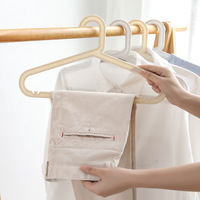 Cintre en plastique personnalisé antidérapant, cintre imperméable pour manteaux, jupes et costumes, organisateur de placard gain de place