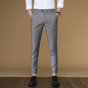 Nibesser — <span class=keywords><strong>pantalon</strong></span> Slim à carreaux <span class=keywords><strong>pour</strong></span> hommes, coupe crayon, style décontracté à poches imprimées, vente en gros, 2021 - Product Image 6