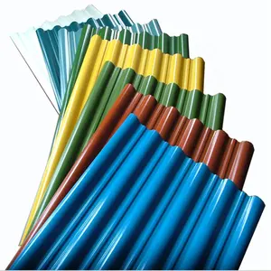 Building Material Galvanized Corrugated Roof Sheet 0.17 /0.22/0.3 / 0.14 mm Color Coated Galvanized Steel Roof Sheet For Housing