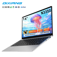Laptop Economico all'Ingrosso con Processore Intel Dual Core N3350, SSD 64GB/128GB/256GB/512GB, Laptop per Affari con Fotocamera, Spina EU, Tastiera Inglese