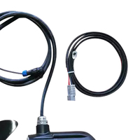 Moteur hors-bord électrique 12V de haute qualité - EMP Navigator 1.0 avec commande par joystick inclinable/extensible, jauge de batterie et arbre de 100 cm
