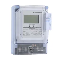 Compteur d'énergie électrique intelligent ELEWISE DDSY à prépaiement par carte, monophasé, deux fils, télécommande, rechargeable 10A