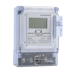 DDSY <span class=keywords><strong>carte</strong></span> à puce prépaiement KWH mètre monophasé deux fils à distance <span class=keywords><strong>en</strong></span> <span class=keywords><strong>ligne</strong></span> compteur d'énergie électrique Rechargeable - Product Image 6