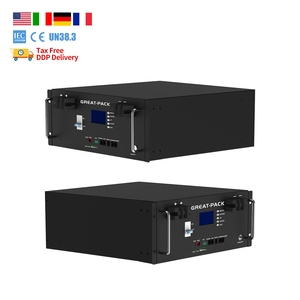 แบตเตอรี่ลิเธียมแบบติดตั้งบนแร็ค 51.2V 100ah 200ah 300ah สำหรับโซลาร์เซลล์ แบตเตอรี่โซลาร์เซลล์ 48V แบตเตอรี่ลิเธียมไอออนโซลาร์เซลล์ 48V 200ah 10kwh - Product Image 1