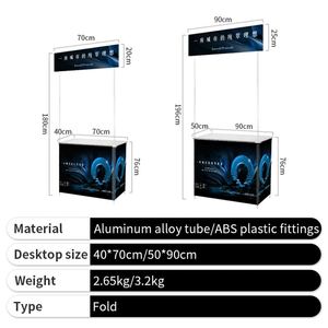 New Arrival Retail Display <b>Table</b> Custom Logo Store Portable Display <b>Table</b> for Advertising - Product Image 2