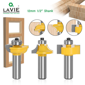 Fraise à queue droite en carbure 8 mm x 12 mm, queue de 1/2 pouce, pour le travail du bois, la fraisage de cadres de porte et l'outillage de gravure de meubles - Product Image 5