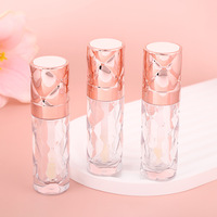 Tubes de gloss à lèvres luxueux à facettes, contenants de gloss à lèvres 5 ml, tubes de gloss à lèvres personnalisés et boîte d'emballage