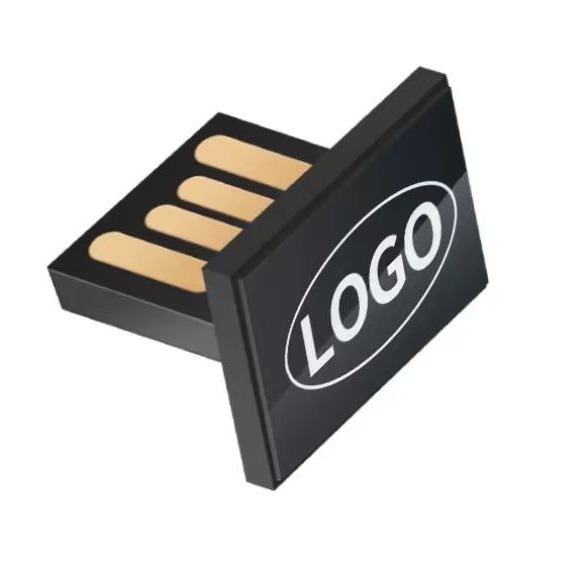 Factory Wholesale USB 2.0 Type-C Car-mounted Invisible Ultra-short Flash Drive Compact Pocket-size Mini Car logo Plastic USB