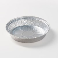Prix d'usine ARABIA 7" Panier de cuisson jetable en aluminium de qualité alimentaire, écologique, avec couvercle en plastique PET 260ML