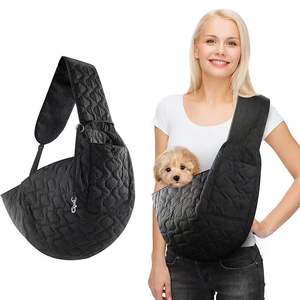 Breathable Hands-Free <b>Pet</b> Sling <b>Carrier</b> Bag for Dogs & Cats Outdoor Use - Product Image 2