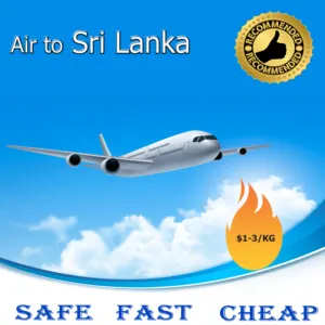 中国からスリランカへの航空運賃配送ドアツードア貨物サービス
