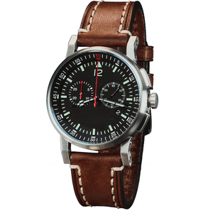 Montre-bracelet pour homme chronographe à quartz <span class=keywords><strong>VK64</strong></span> du Japon, chronographe pour pilote - Product Image 3