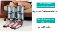 2023 bottes de Massage des pieds de jambe de récupération électrique masseur de Compression d'air thérapie professionnelle soulagement de la douleur
