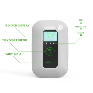 Pengisi daya EV portabel Wallbox tipe 1 j1772 soket 16A 11KW 1 fase kontrol aplikasi EVSE kotak pengisi daya portabel untuk kendaraan listrik