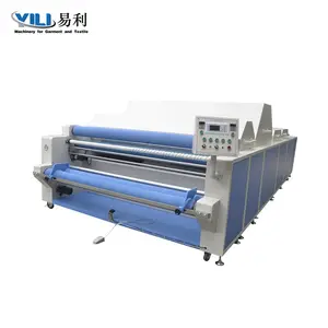 textile cloth fabric steam shrinking and relaxing finishing machine