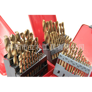 Mr Drill Twist Drill Bit Set Straight Shank High Speed Steel Titanium Plated For Metal Drilling 1.5 To 6.5 Mm - Product Image 1