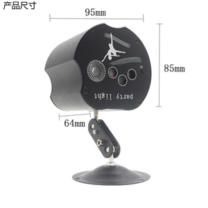 Nhà máy mô hình tư nhân 3 lỗ Led RGB ánh sáng <span class=keywords><strong>laser</strong></span> Đảng Điều khiển bằng giọng nói DJ Disco Đèn sân khấu - Product Image 6