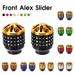 Protectores Anticaída Delanteros Multicolor de Alto Rendimiento para Horquilla con Orificio de 14mm, Venta al por Mayor de Fábrica - Product Image 1