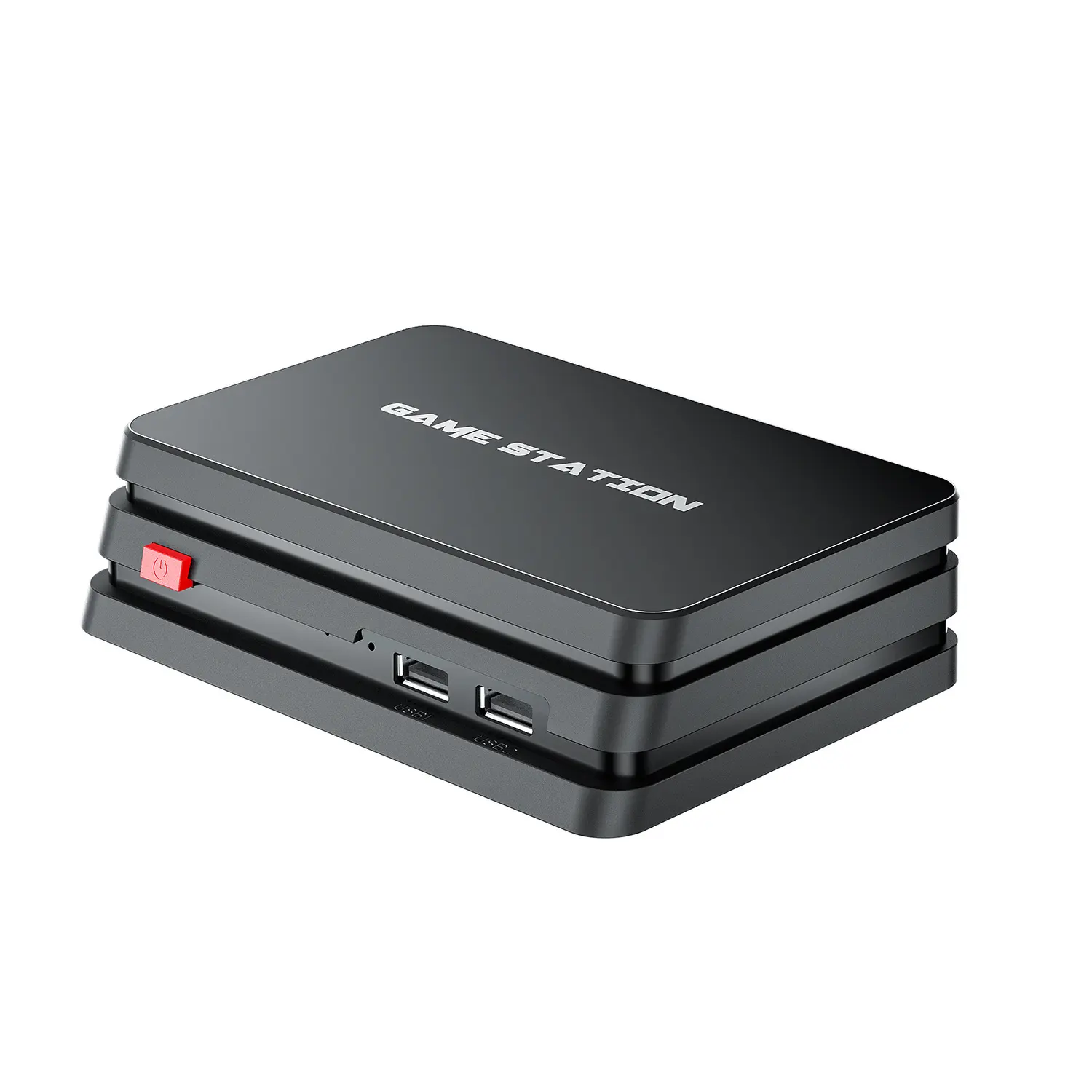 Console de videogame m8 plus com 10000 jogos, gamebox e suporte para 2 jogadores com controle wireless de 2.4g