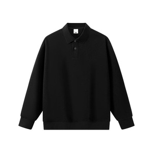<span class=keywords><strong>Polo</strong></span> da <span class=keywords><strong>Uomo</strong></span> a Maniche Lunghe in Tessuto Misto Cotone Traspirante, Lavorazione a Maglia Spazzolata, Vestibilità Comoda e Casual - Product Image 4