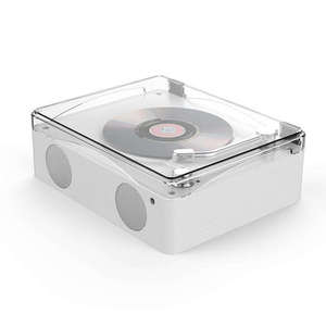 Factory Vintage Wood Grain BT <b>CD</b> <b>Player</b> Dual Speakers Home Party Portable Music System High Fidelity Audio <b>Player</b> for Gift - Product Image 1