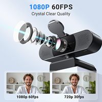 EMEET C960 AF 1080P kamera Web 90 ° FOV, kamera komputer 2 mikrofon Streaming USB untuk konferensi panggilan Online