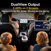 Wooboobox GT6 8G 128Gb Android 13 Carplay sans fil Android Auto Dongl Youtube Netflix Ai TV Box