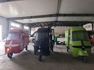 <span class=keywords><strong>Remolque</strong></span> de Comida Piaggio Ape de Grado Comercial con Mezcladora de Masa, Certificado CE, para Frappés y Carritos de Hot Dogs - Product Image 3