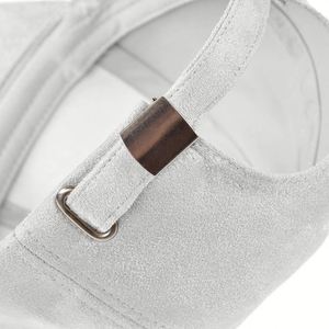 Wholesale Custom 6 Panel Unisex Plain Hats 100% Polyester Suede Fabric Formal Adjustable Size Curved Brim <b>Baseball</b> <b>Cap</b> - Product Image 3