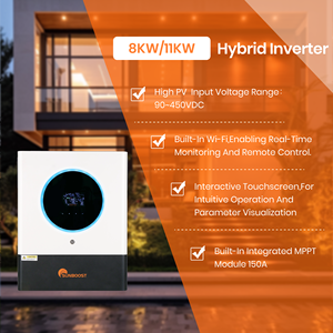 <span class=keywords><strong>Inverter</strong></span> Solare Ibrido Sunboost 8KW 11kw, Funzionamento in Parallelo fino a 6 Unità, Wi-Fi Integrato, Ampio Schermo LCD Touch a Colori - Product Image 2