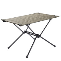 Table à manger portative légère d'alliage d'aluminium Table extérieure pliable moderne de rouleau d'oeufs de tissu pour le camping pour les petits espaces