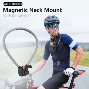 Support de cou magnétique portable à libération rapide, rotation à 360 degrés, réglable, pour caméra d'action, en silicone, vente chaude, NOUVEAU - Product Image 3
