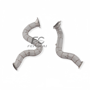 Vente en gros d'usine de tuyaux d'échappement pour <span class=keywords><strong>Audi</strong></span> <span class=keywords><strong>RS6</strong></span> C7 RS7 S6 C7 S7 4.0T V8 SS304, isolation, performance de course et amélioration de la puissance - Product Image 6