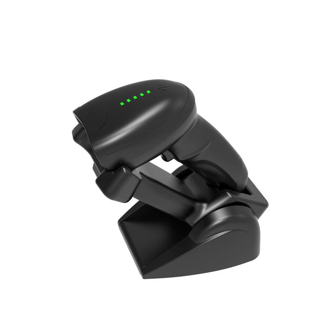 EDOO W43 Desktop USB QR Code Wireless 2.4G WIFI Handheld Barcode Scanner Machine 2D Charging Base Bracket for Logistics in Stock