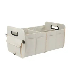 Collapsible Car Luggage Compartment Divider Car Trunk Customizable Storage System Organizer Car Storage Organizer