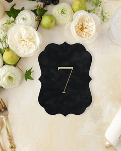 Números de mesa de impresión de jardín de forma ovalada con papel de aluminio de lujo para decoración de boda invitaciones de papel <span class=keywords><strong>menú</strong></span> tarjetas de lugar - Product Image 3