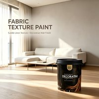 Peinture murale extérieure mate texturée à base d'eau Validea Acrylic, écologique, bicomposante, imperméable, effet grain de tissu, application au pinceau vénitien