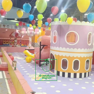 Premium Reliable Indoor Playground Soft Play Equipment Set for Kids Commercial Children's Playground with Ball Pool and Slide - Product Image 3