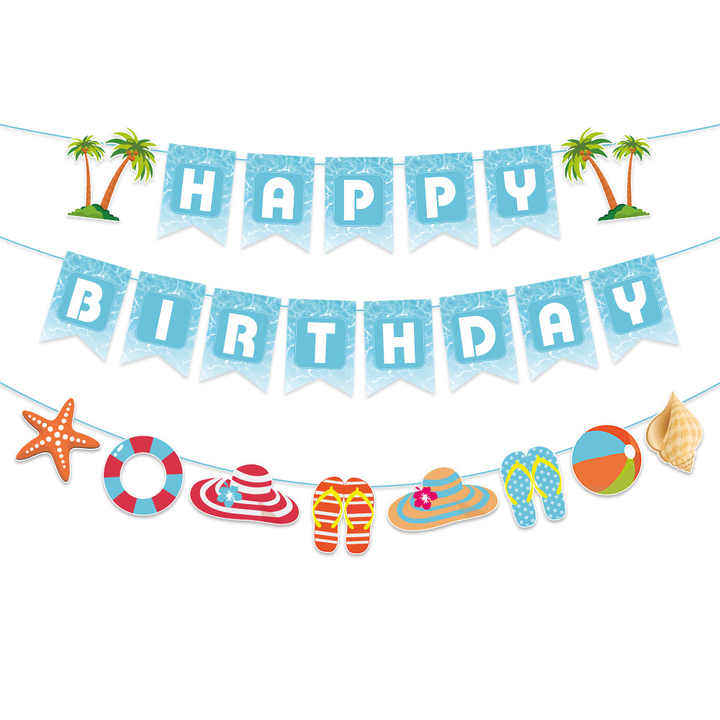 Bannière Colorée « Happy Birthday » - Décorations De Fête D