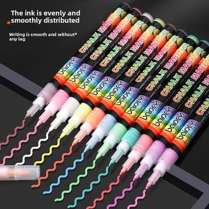 <span class=keywords><strong>Pennarelli</strong></span> Professionali Cancellabili a Gesso Liquido <span class=keywords><strong>da</strong></span> 2mm Senza Polvere per <span class=keywords><strong>Lavagna</strong></span>, Vetro, Finestre, Lavagne LED, con Logo Personalizzato - Product Image 4