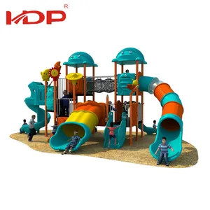 Large Outdoor Amusement Slide Equipment Plastic Animal Theme Slide Suitable for Parks