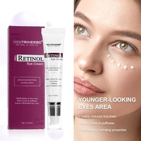 Crème pour les yeux naturelle 60 secondes pour éliminer les poches sous les yeux, les ridules, les cernes et les rides, réparation des yeux