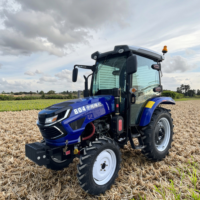 YIBANG Agricultural Tractor 80HP High Quality Four-wheel Drive Gear Drive High Productivity Farm Use