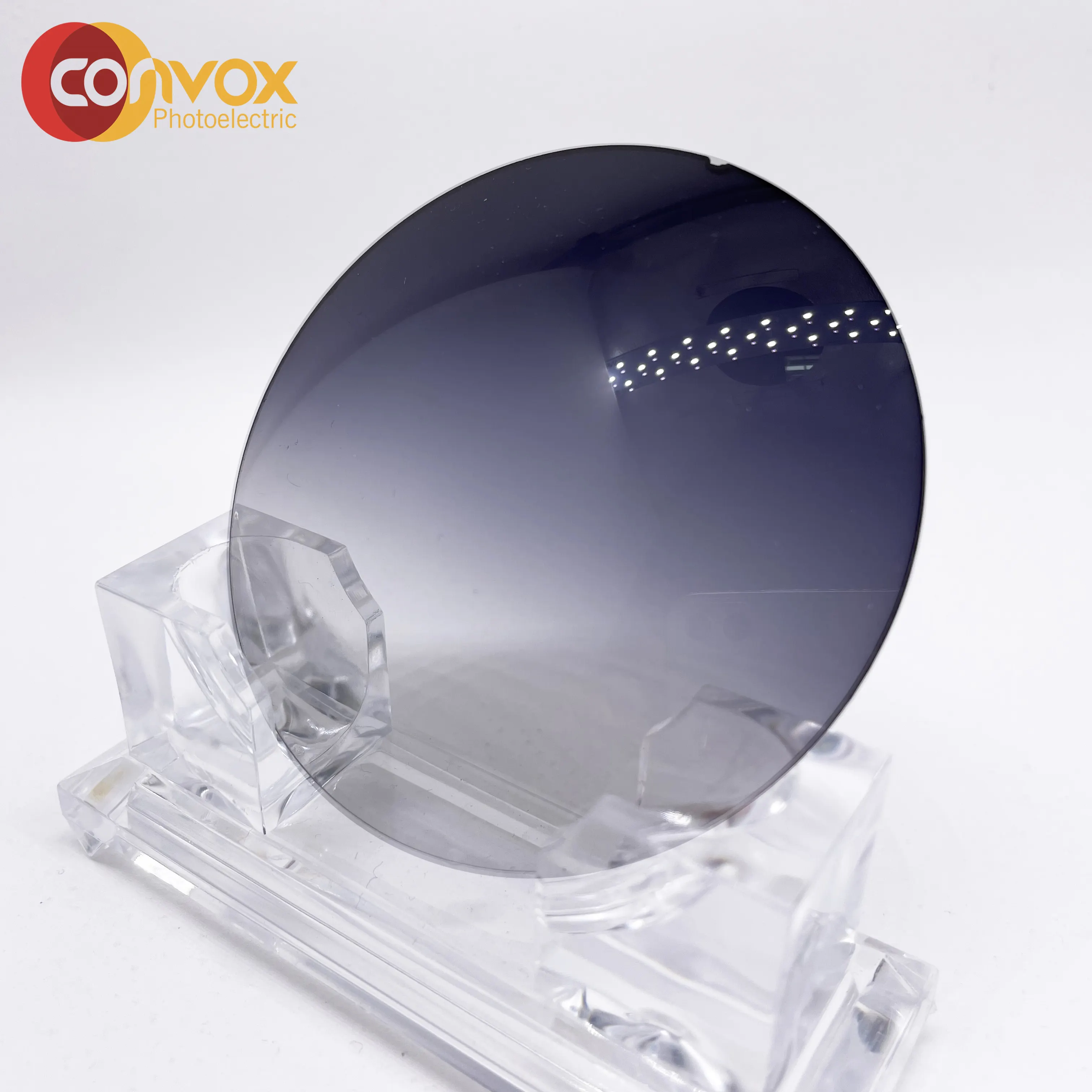 CONVOX Korean Joint Venture Polycarbonate Sunglasses Lenses Wholesale Photochromic Lens Grey UC Plastic Resin Optical Lenses