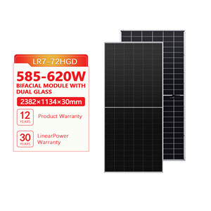 Paneles Solares: 595 Watts, 600, 615, 620, 625 Watts. Paneles Longji - Hi-mo 7 con una Tasa de Absorción Extremadamente Alta. Paneles Solares 595 - Product Image 1