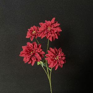 Nouvelle conception moderne et populaire, fleur de <span class=keywords><strong>dahlia</strong></span> multicolore artificielle, <span class=keywords><strong>plante</strong></span> naturelle écologique pour la décoration de table et de salon - Product Image 5