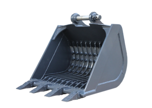 Grille de protection renforcée en acier robuste pour godet de pelle hydraulique RB Custom - Product Image 4