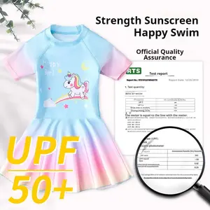 <span class=keywords><strong>Maillot</strong></span> de <span class=keywords><strong>bain</strong></span> une pièce <span class=keywords><strong>anti</strong></span>-<span class=keywords><strong>UV</strong></span> pour filles, licorne d'été, princesse - Product Image 2