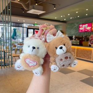 Llavero de Peluche de Oso de Galleta HECION, Muñeco de Peluche de Dibujos Animados, Colgante para Bolsa, Venta al por Mayor, Juguete de Peluche de Regalo - Product Image 3