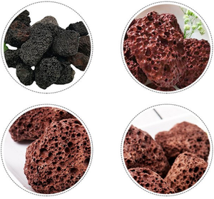 सुगंध विसारक प्राकृतिक ज्वालामुखी रॉक लावा पत्थर का कस्टम आकार क्यूब पत्थर को स्वीकार करते हैं - Product Image 2